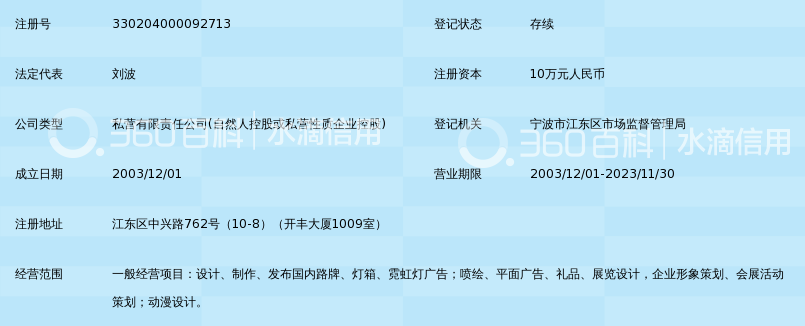 宁波市江东董氏文化策划有限公司_360百科