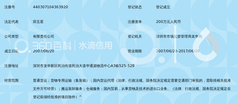 深圳市金达旺物流有限公司