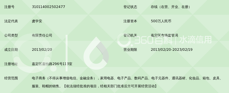 上海赢丰电子商务有限公司_360百科