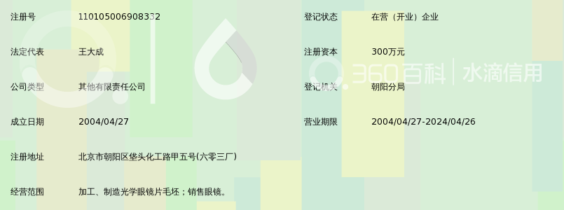 北京龙成世纪光学玻璃有限责任公司_360百科