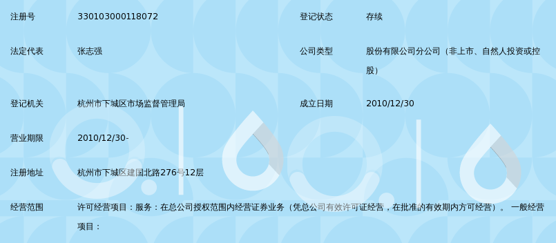华安证券股份有限公司杭州建国北路证券营业部
