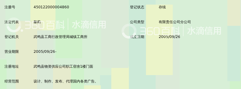广西雄基伟业广告有限公司武鸣分公司_360百