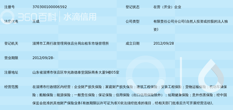 淄博保险