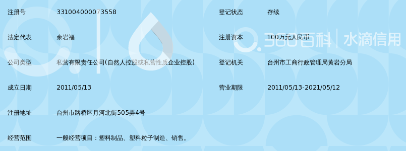 台州市恒辰塑业有限公司_360百科