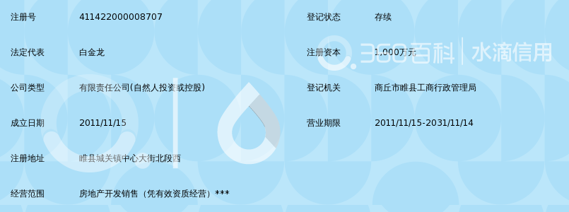 睢县凯地置业有限公司_360百科