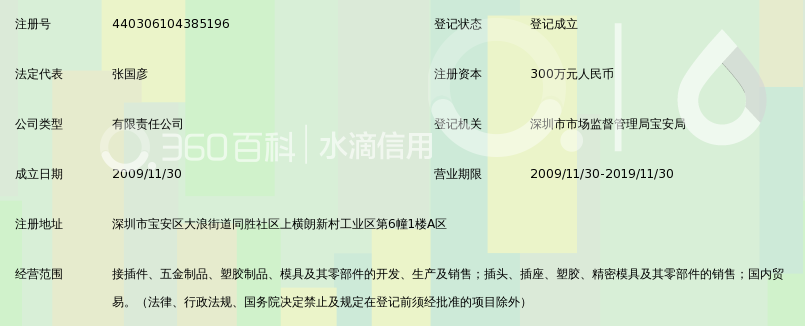 深圳市国祥安精密模具有限公司_360百科