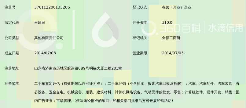 济南华瑞源二手车鉴定评估有限公司