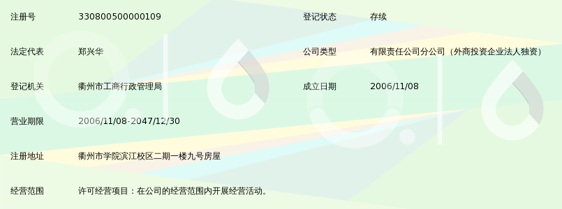 中国移动通信集团浙江有限公司衢州动感地带营业厅