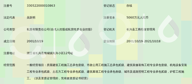 浙江越兴建设工程有限公司_360百科