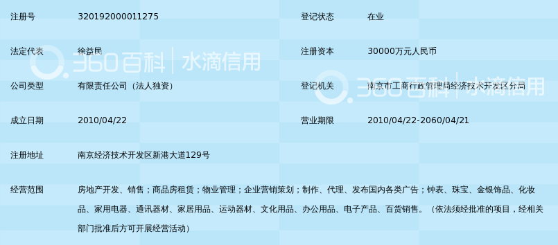 南京高科仙林湖置业有限公司