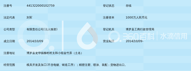 惠州信邦精密部件有限公司_360百科