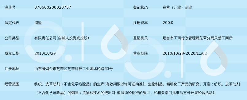 嘉德精化科技(烟台)有限公司