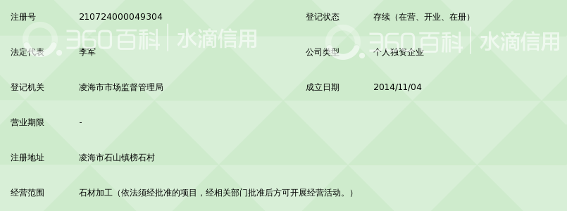 凌海市石山镇金利隆石材厂