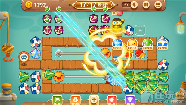 保卫萝卜3码头第40关图文通关攻略